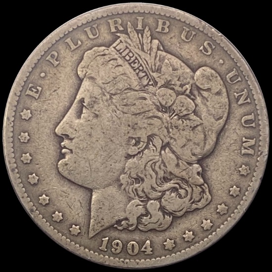 1904 Morgan Silver Dollar NICELY CIRCULATED