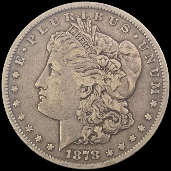 1878-CC Morgan Silver Dollar LIGHTLY CIRC