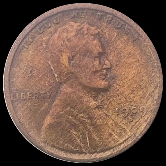 1909-S Lincoln Wheat Cent HIGH GRADE
