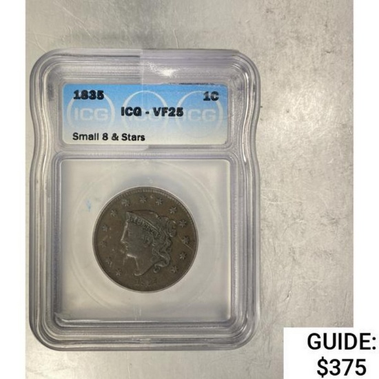 1835 1C ICG VF25
