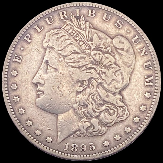 1895-S Morgan Silver Dollar LIGHTLY CIRCULATED