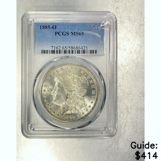 1885-O Morgan Dollar PCGS MS65 SILVER