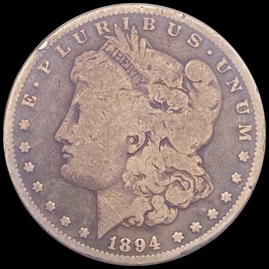 1894-S Morgan Silver Dollar LIGHTLY CIRCULATED