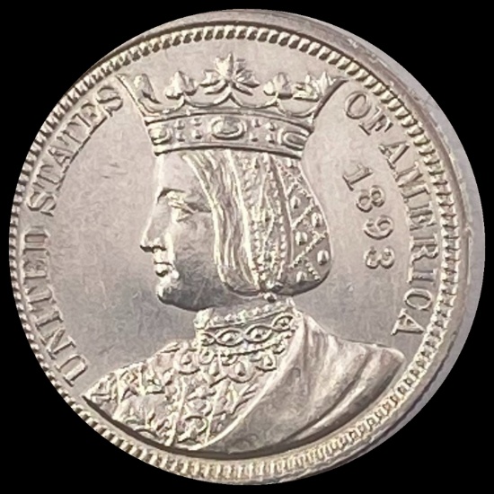 1893 Isabella Quarter UNCIRCULATED