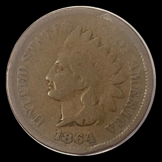 1864 Indian Head Cent LIGHTLY CIRCULATED
