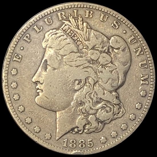 1885-S Morgan Silver Dollar LIGHTLY CIRC