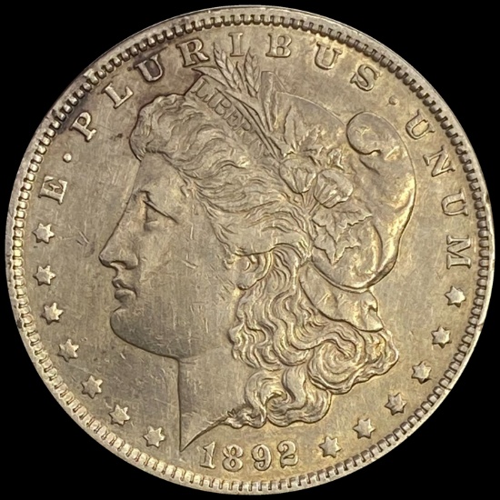 1892-O Morgan Silver Dollar NEARLY UNCIRCULATED