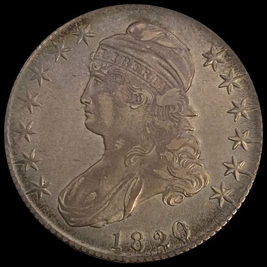 1820/19 Capped Bust Half Dollar NEARLY UNC