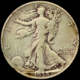 1938-D Walking Liberty Half Dollar LIGHTLY CIRCULATED