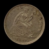 1859 Seated Liberty Half Dime ABOUT UNCIRCULATED