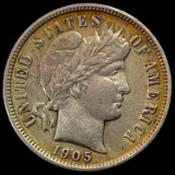1905-O Barber Dime NEARLY UNCIRCULATED