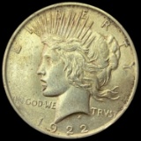 1922 SILVER Peace Dollar UNCIRCULATED