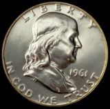 1961 Franklin Silver Half Dollar CHOICE PROOF