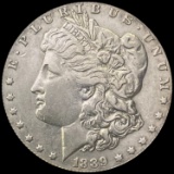1889-CC Morgan Silver Dollar ABOUT UNCIRCULATED