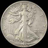 1938-D Walking Liberty Half Dollar LIGHTLY CIRCULATED