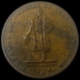 1834 Lafayette Token - A. Schermerhorn's LIGHTLY CIRCULATED