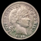 1898-O Barber Dime LIGHTLY CIRCULATED