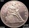 1867 Seated Liberty Dollar CHOICE BU
