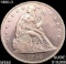 1860-O Seated Liberty Dollar CHOICE BU