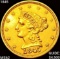 1845 $2.50 Gold Quarter Eagle UNCIRCULATED