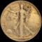 1938-D Walking Liberty Half Dollar LIGHTLY CIRCULATED
