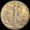 1938-D Walking Liberty Silver Half Dollar LIGHTLY CIRCULATED