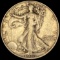 1938-D Silver Walking Liberty Half Dollar LIGHTLY CIRCULATED