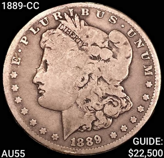 1889-CC Morgan Silver Dollar HIGH GRADE