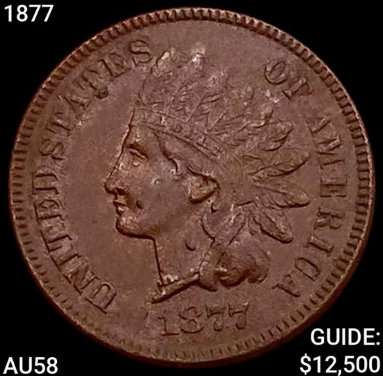 1877 Indian Head Cent CHOICE AU