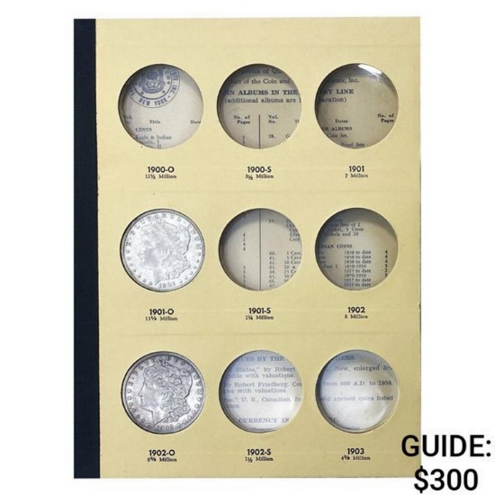 1901-1904 Liberty Head Silver Dollars Album [3] Coins