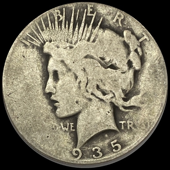 1935-S Peace Dollar NICELY CIRCULATED