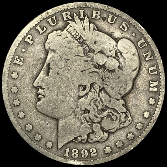 1892-S Morgan Silver Dollar LIGHTLY CIRCULATED