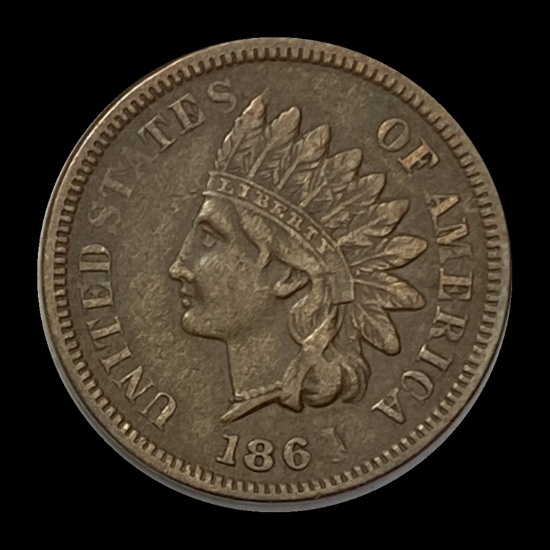 1867 Indian Head Cent CHOICE AU
