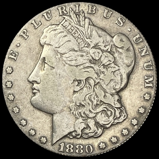 1880-CC Morgan Silver Dollar LIGHTLY CIRCULATED