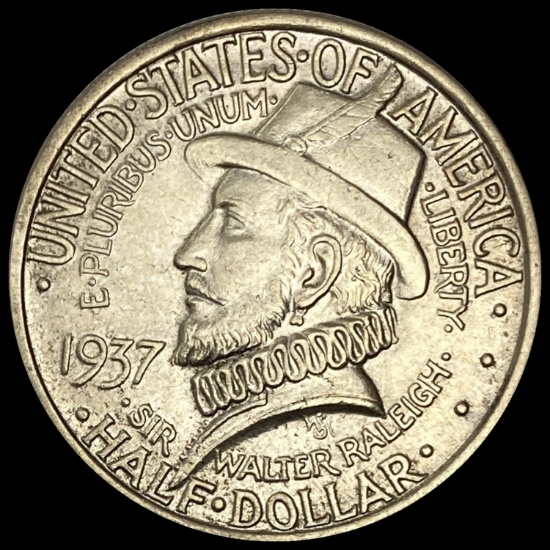 1937 Roanoke Island Half Dollar UNCIRCULATED