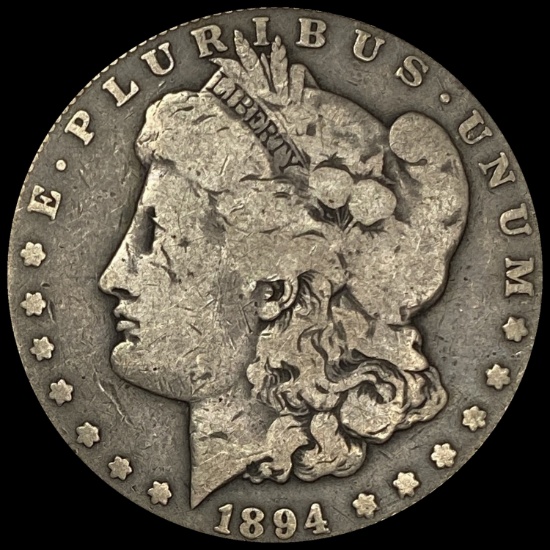1894-S Morgan Silver Dollar LIGHTLY CIRCULATED