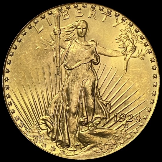 1924 Saint-Gaudens Double Eagle SUPERB GEM BU