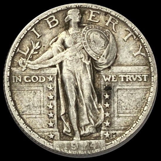 1924 Standing Liberty Quarter LIGHTLY CIRCULATED