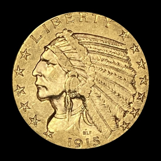1915 Indian Head Half Eagle $5 UNCIRCULATED