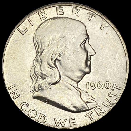 1960-D Franklin Half Dollar SUPERB GEM BU