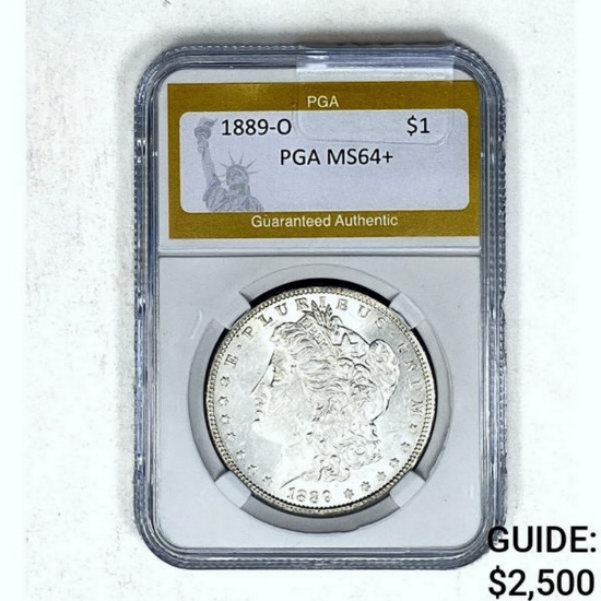 1889-O Morgan Dollar PGA MS64+ SILVER