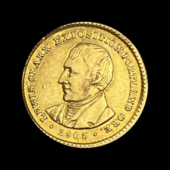 1905 Lewis and Clark Exposition Dollar CHOICE AU