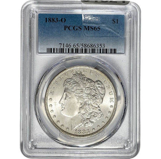 1883-O Morgan Dollar PCGS MS65 SILVER