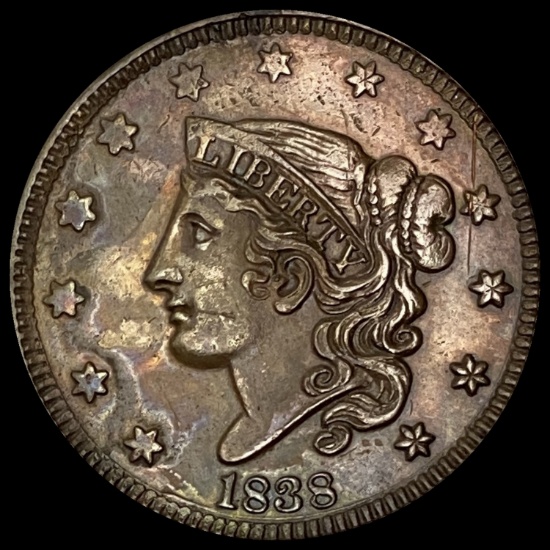 1838 Coronet Head Large Cent UNCIRCULATED
