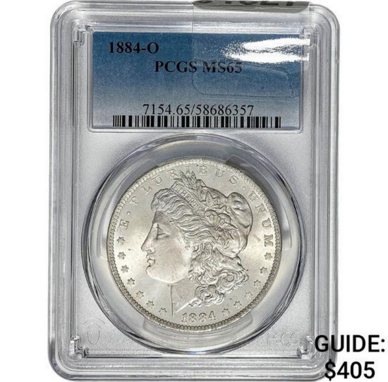 1884-O Morgan Dollar PCGS MS65 SILVER