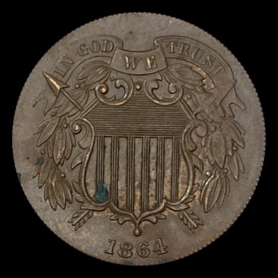 1864 Two-Cent Piece UNCIRCULATED