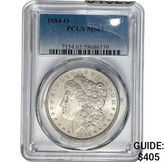 1884-O Morgan Dollar PCGS MS65 SILVER