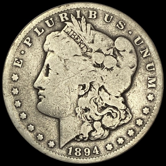 1894-S Morgan Silver Dollar LIGHTLY CIRCULATED