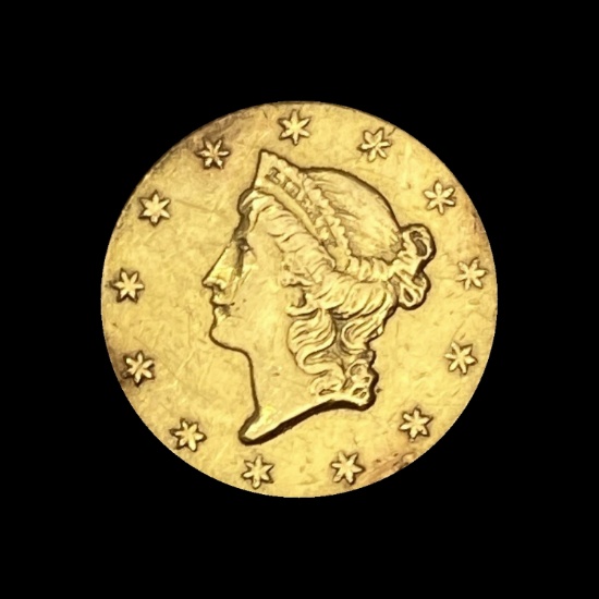 1853 Liberty Head Gold Dollar UNCIRCULATED