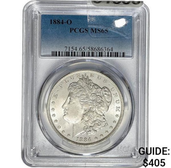 1884-O Morgan Dollar PCGS MS65 SILVER